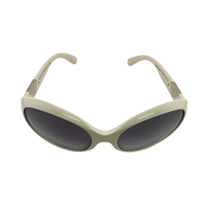 Prada Triangle Logo Square Frame Oversized Temple Sunglasses Eyewear — view 3