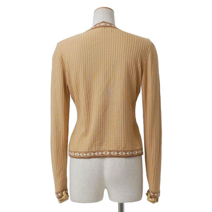 Dior Cardigan CD Logo Button Leopard Pattern Switch — view 3