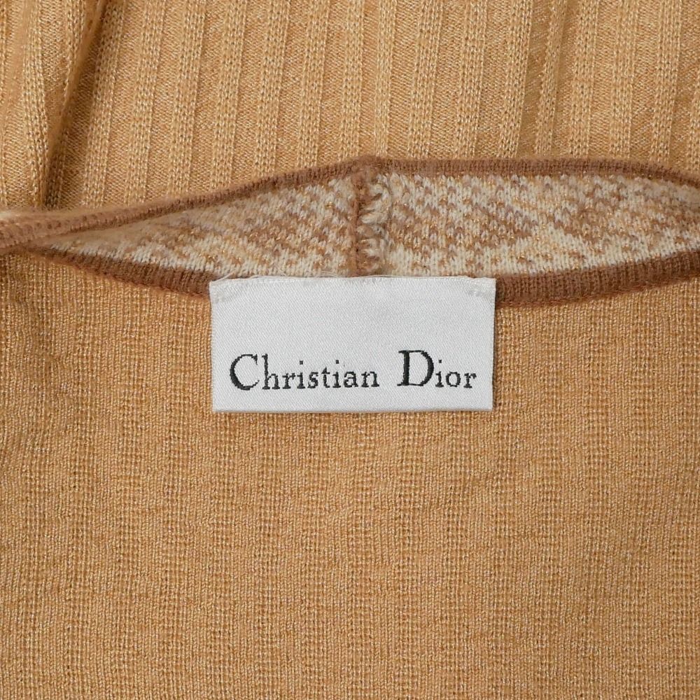 Dior Cardigan CD Logo Button Leopard Pattern Switch — view 7