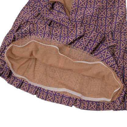 Chanel 00A Vintage Skirt 40 Coco Pattern Pleated — view 4