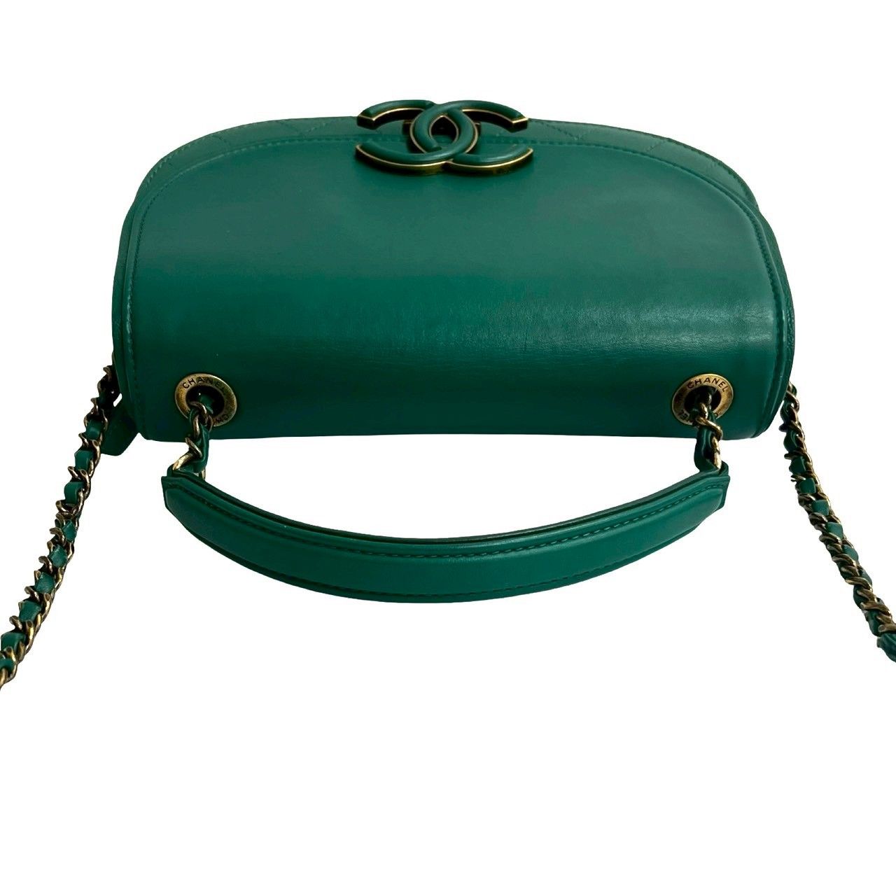 Chanel Number 23 Coco Cab Jumbo CC Logo Calf Leather Chain Shoulder Bag — view 4