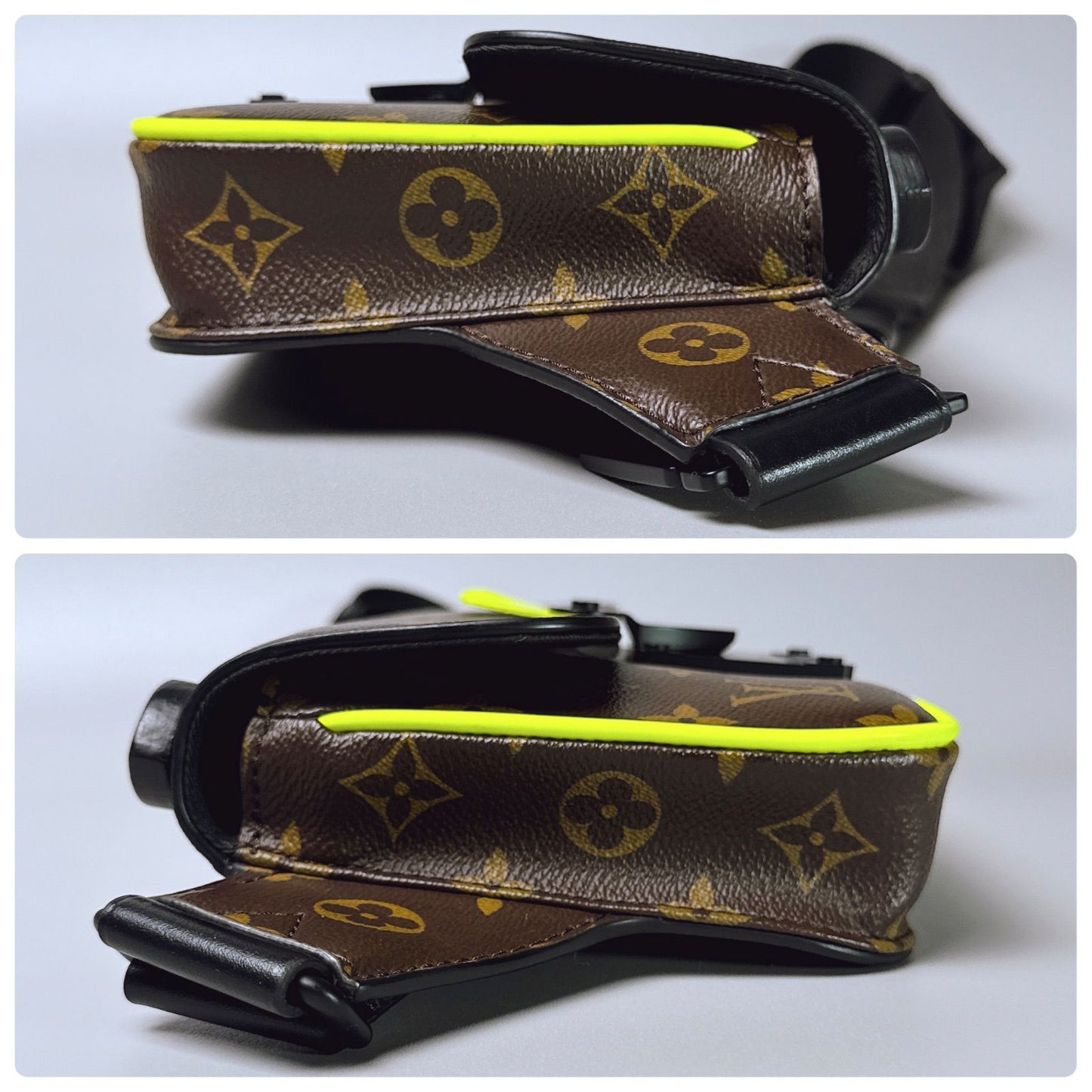 Louis Vuitton Monogram Macassar S Lock Sling Bag — view 6