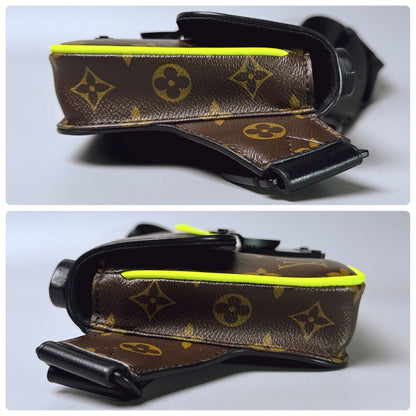 Louis Vuitton Monogram Macassar S Lock Sling Bag — view 6