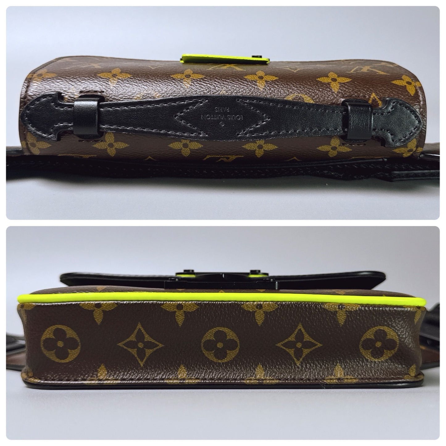 Louis Vuitton Monogram Macassar S Lock Sling Bag — view 5