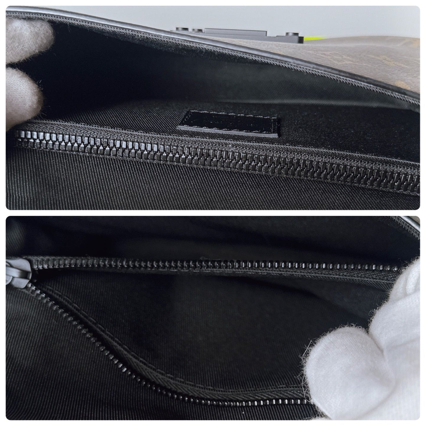 Louis Vuitton Monogram Macassar S Lock Sling Bag — view 3