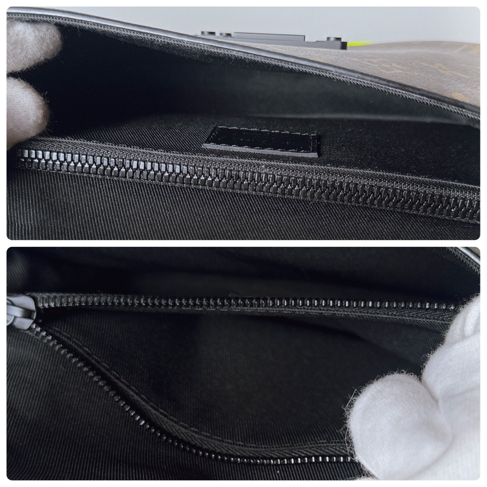 Louis Vuitton Monogram Macassar S Lock Sling Bag — view 3