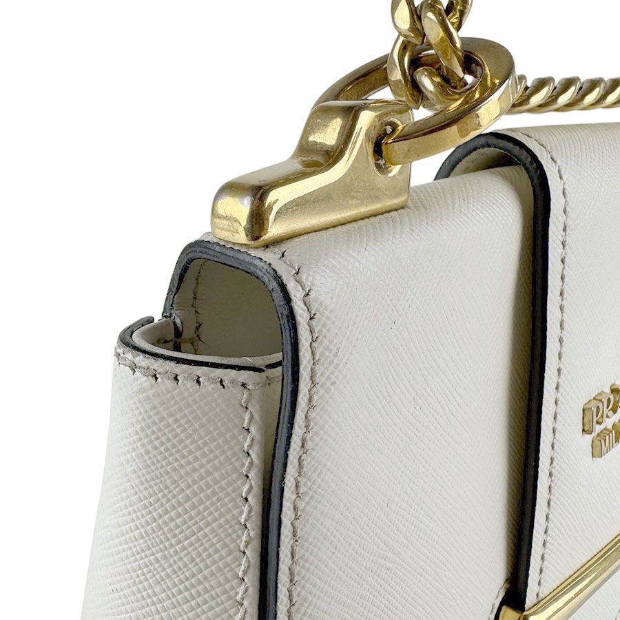 Prada Shoulder Bag White — view 6