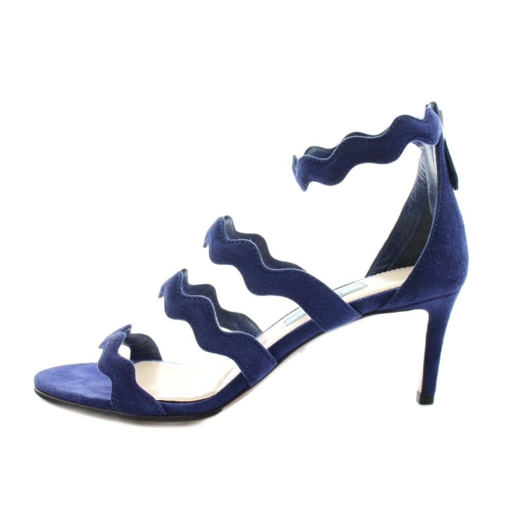 Prada Sandals Suede Blue 36.5 — view 2