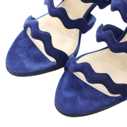 Prada Sandals Suede Blue 36.5 — view 6