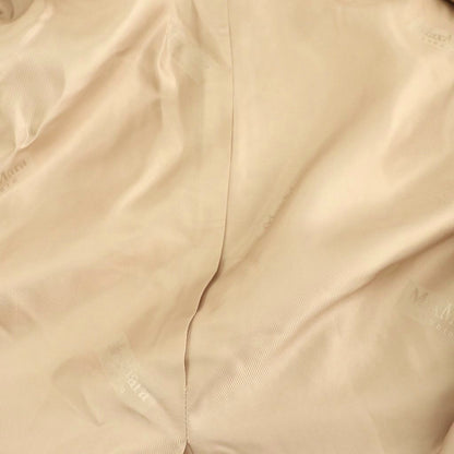 Max Mara Studio Wool Alpaca Shaggy Coat Beige ES — view 4