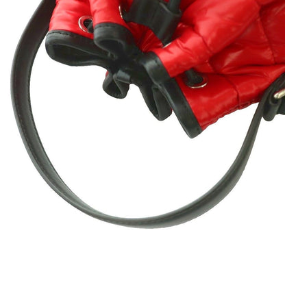 Moncler Kilia 2-Way Shoulder Bag Nylon Quilted Red Black — view 5