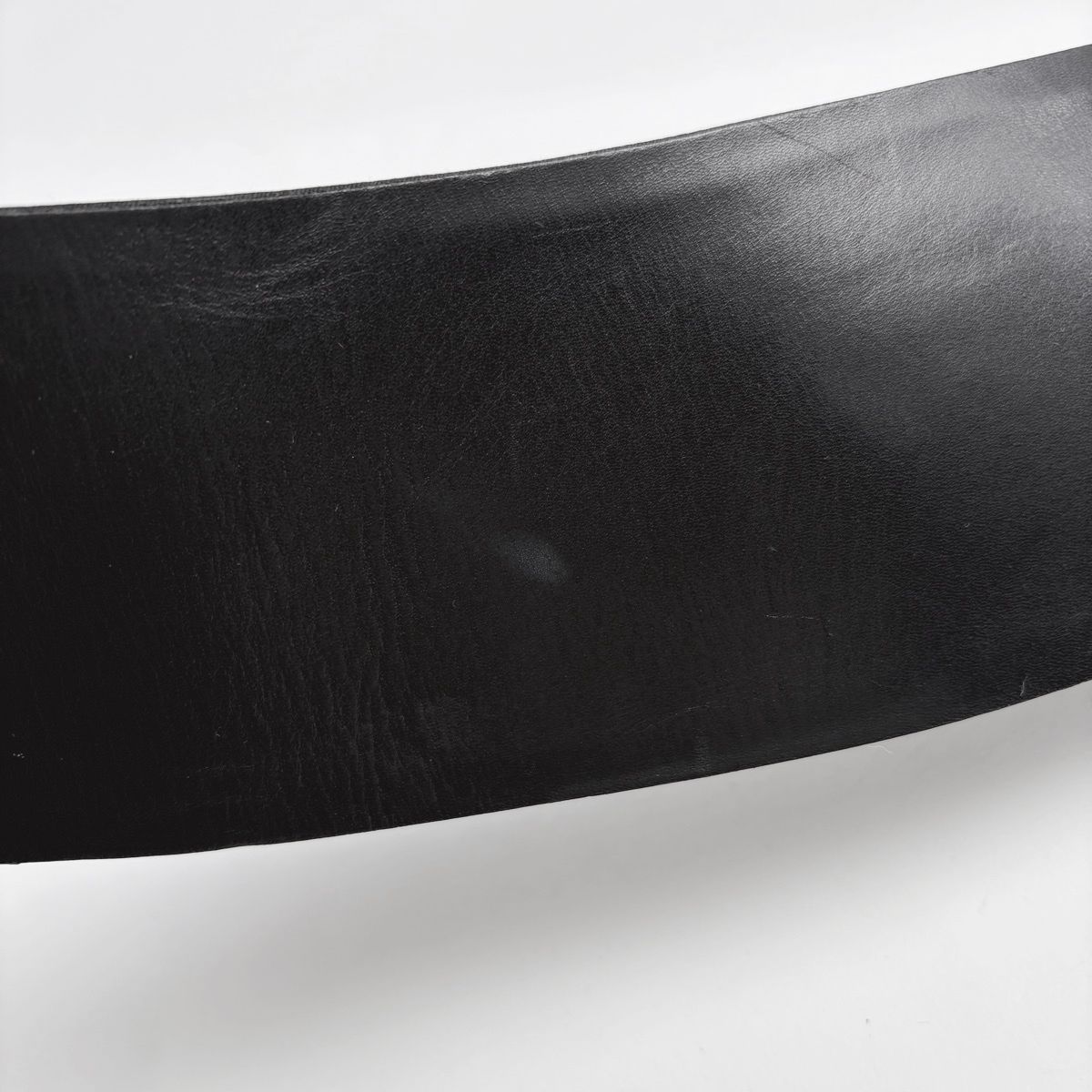 Chanel CC Logo Belt Ribbon Sash Fabric Leather Black — view 5