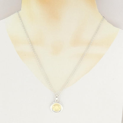 Hermes Sellier Necklace Gold — view 6