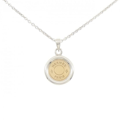 Hermes Sellier Necklace Gold
