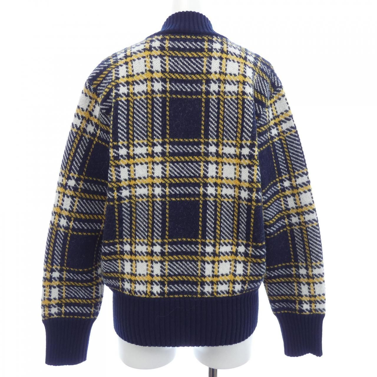 Saint Laurent Cardigan Navy — view 2