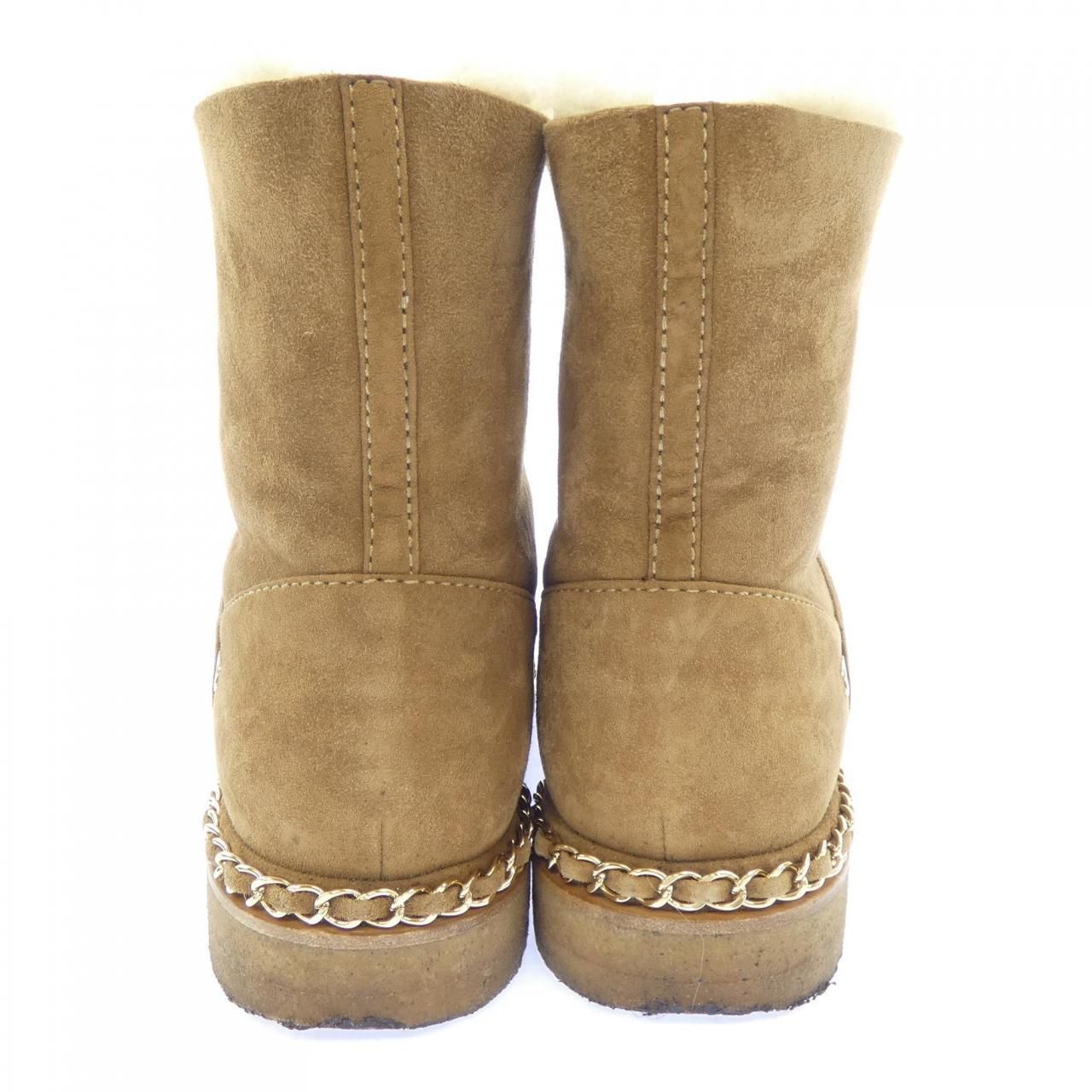 Chanel Short Boots Beige — view 5