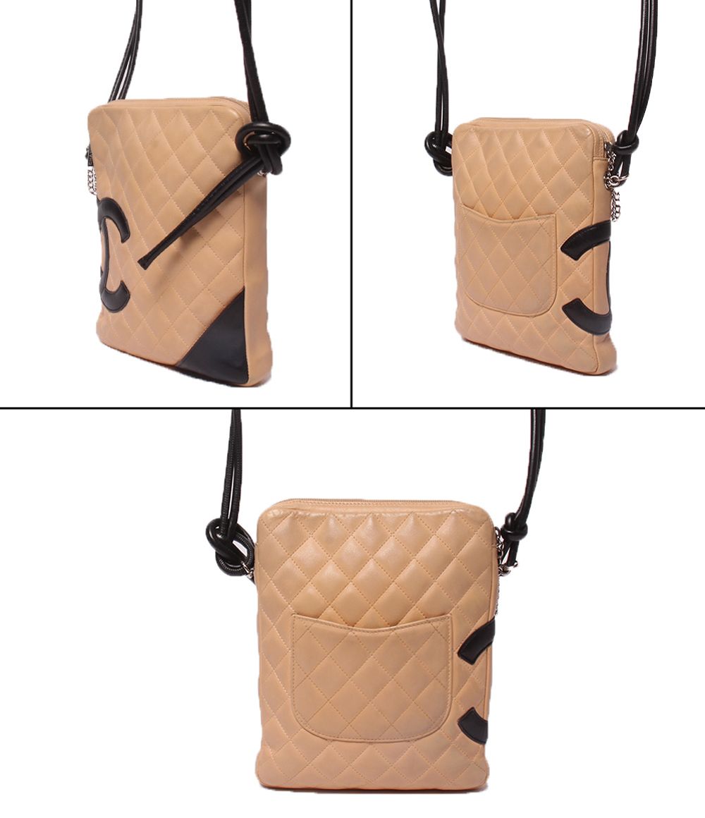 Chanel Shoulder Bag Crossbody Lambskin Cambon Line — view 2