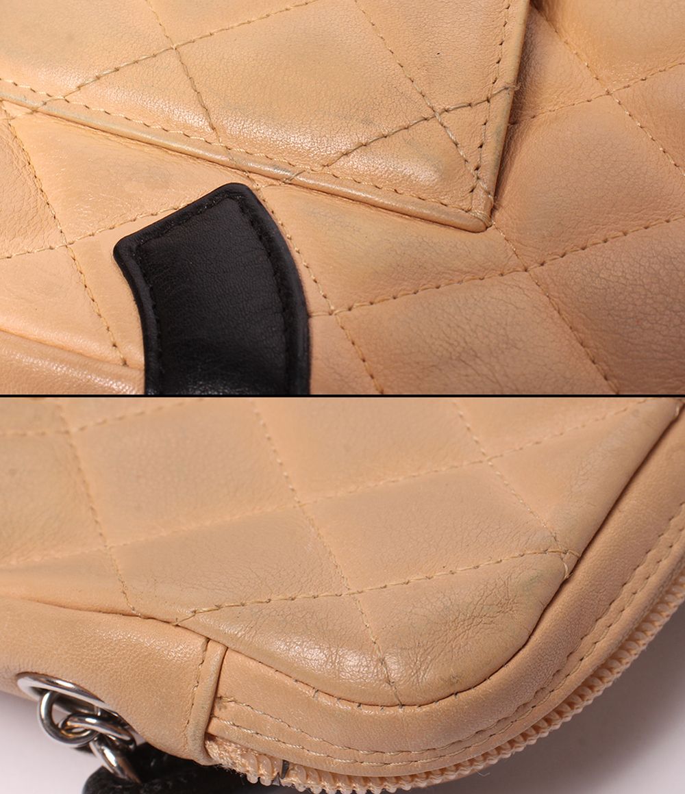 Chanel Shoulder Bag Crossbody Lambskin Cambon Line — view 8