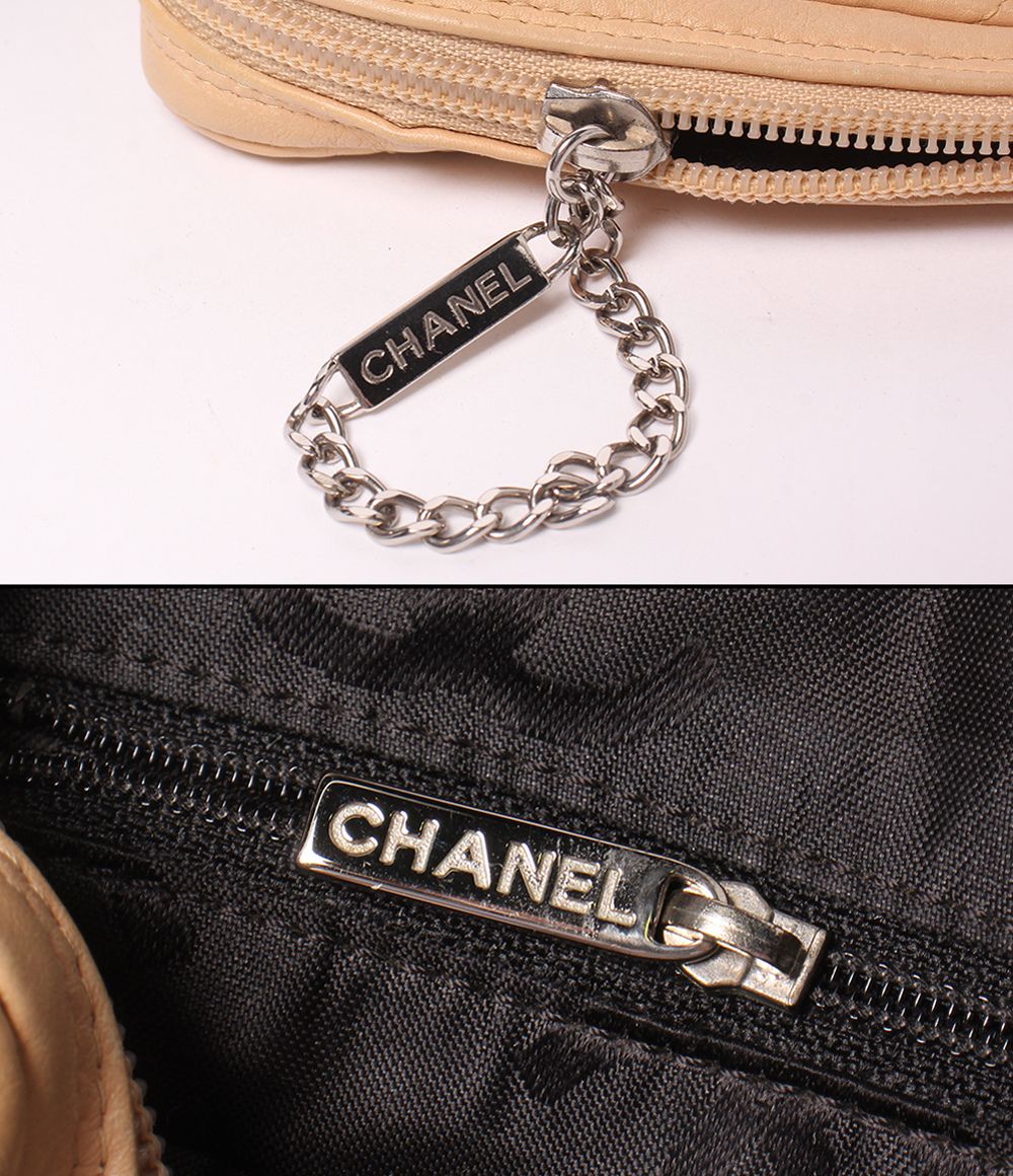Chanel Shoulder Bag Crossbody Lambskin Cambon Line — view 6