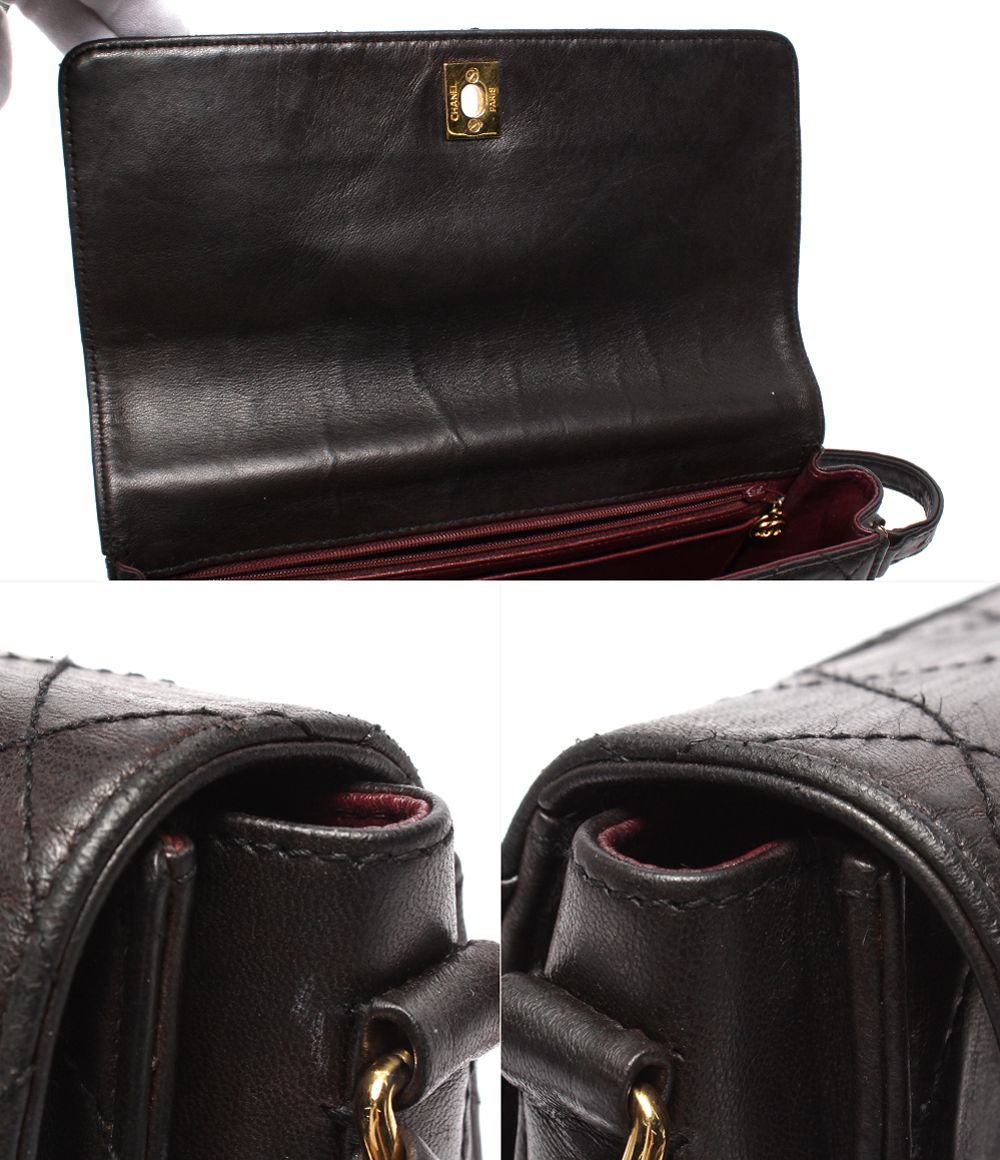 Chanel Shoulder Bag Gold Quilted Lambskin No 5 — view 7