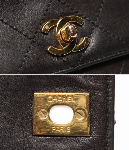 Chanel Shoulder Bag Gold Quilted Lambskin No 5 — view 6