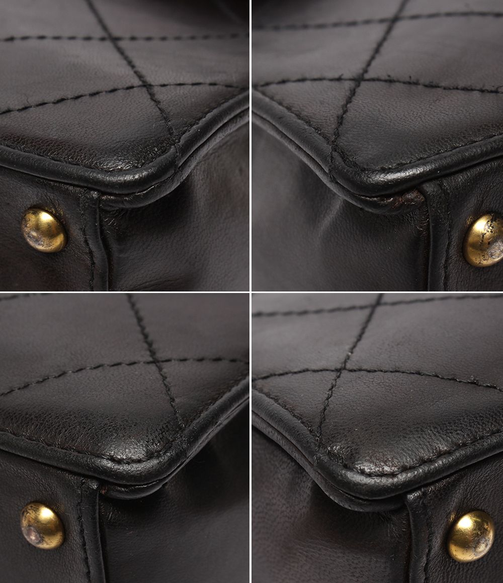 Chanel Shoulder Bag Gold Quilted Lambskin No 5 — view 5