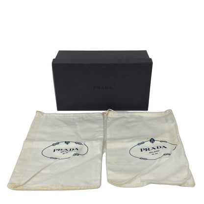 Prada Sneakers Beige White Leather 36.5 — view 7