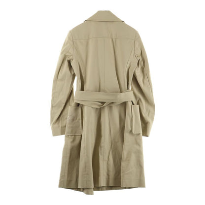 Celine Carriage Logo Embroidery Trench Coat Beige 36 — view 2