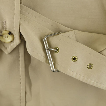 Celine Carriage Logo Embroidery Trench Coat Beige 36 — view 5