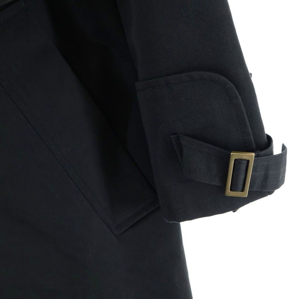 Gucci Belted Long Trench Coat Black 38 — view 5