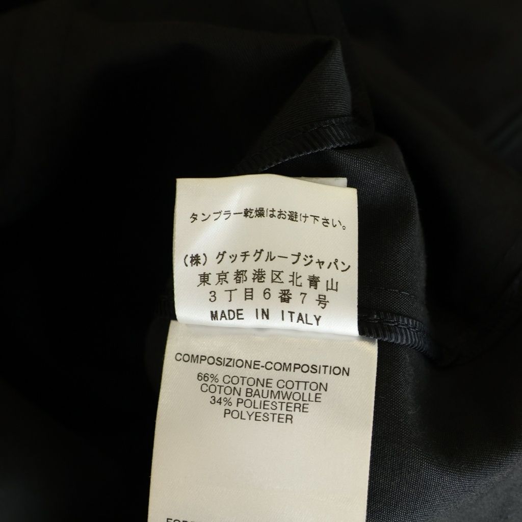 Gucci Belted Long Trench Coat Black 38 — view 8
