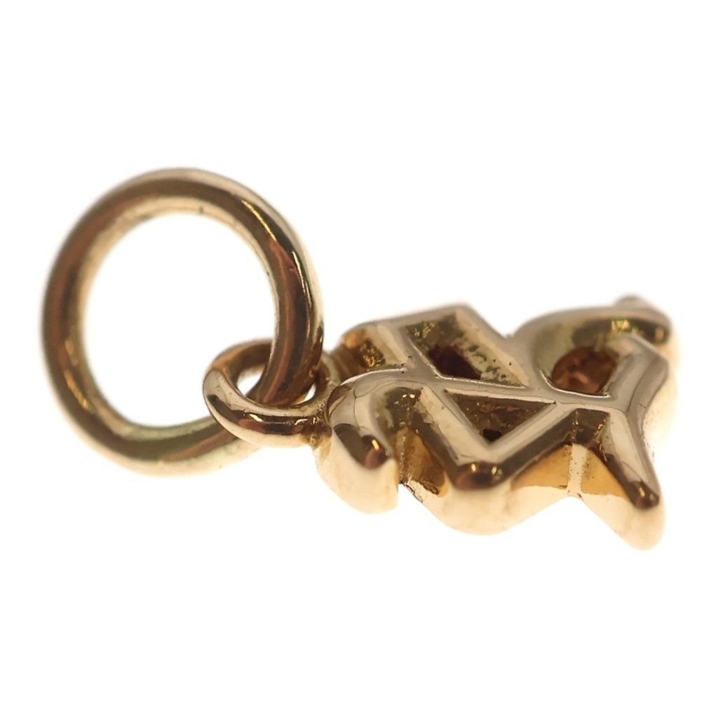 Chrome Hearts 22K Stack Alphabet Charm Initial Gold Pendant — view 4