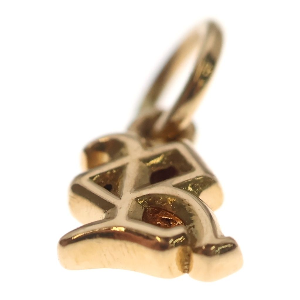 Chrome Hearts 22K Stack Alphabet Charm Initial Gold Pendant — view 5