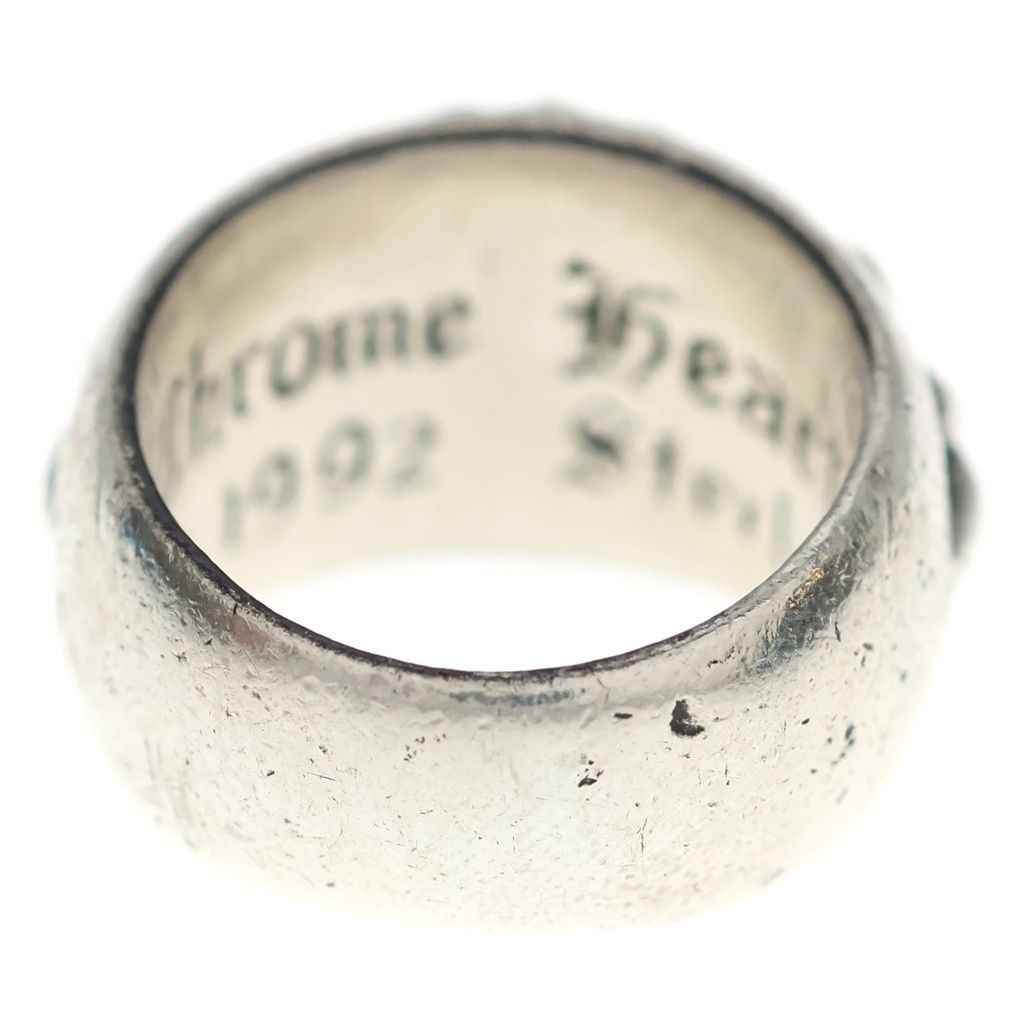 Chrome Hearts Flrl Floral Cross Ring Silver — view 2