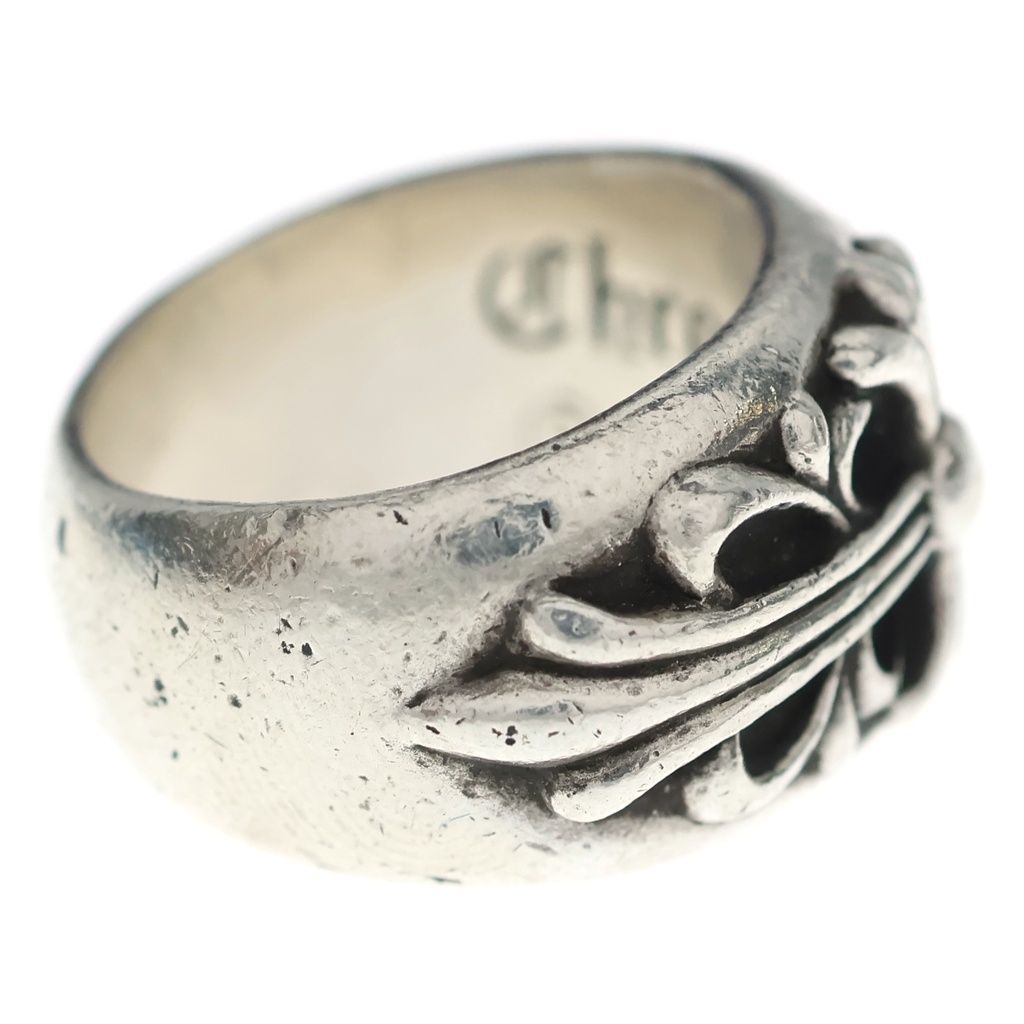 Chrome Hearts Flrl Floral Cross Ring Silver — view 3