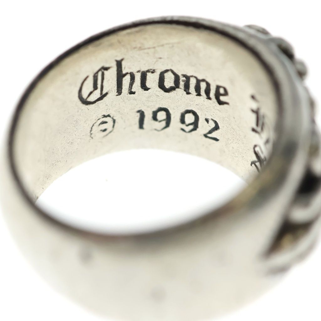 Chrome Hearts Flrl Floral Cross Ring Silver — view 5