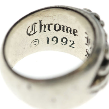Chrome Hearts Flrl Floral Cross Ring Silver — view 5