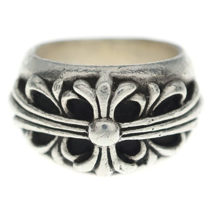 Chrome Hearts Flrl Floral Cross Ring Silver — view 4