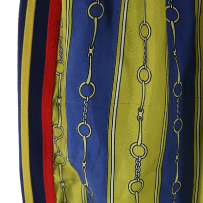Gucci Mixed Media Jogger Pants Nylon Velour Contrast Side Line Sarouel Multi — view 4