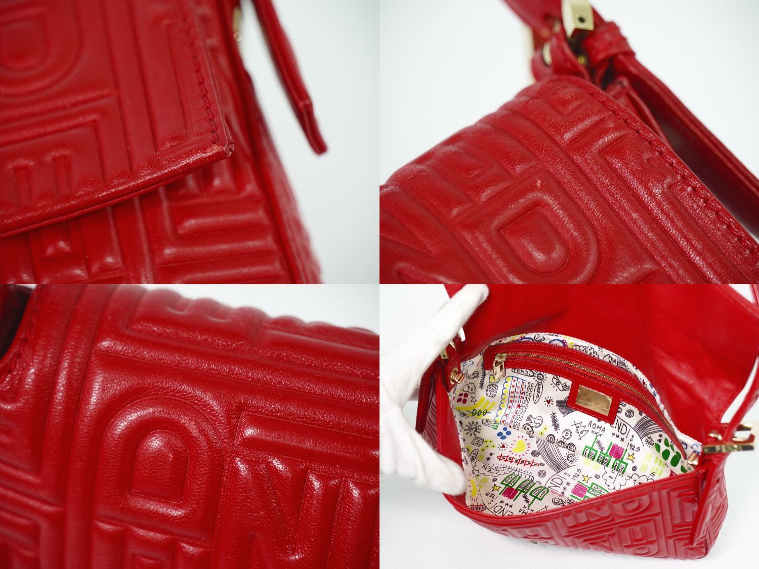 Fendi Mamma Bucket Shoulder Bag Leather — view 7