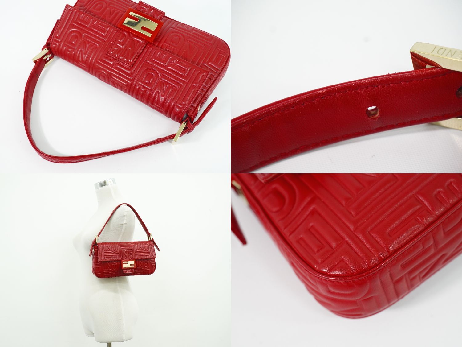 Fendi Mamma Bucket Shoulder Bag Leather — view 6