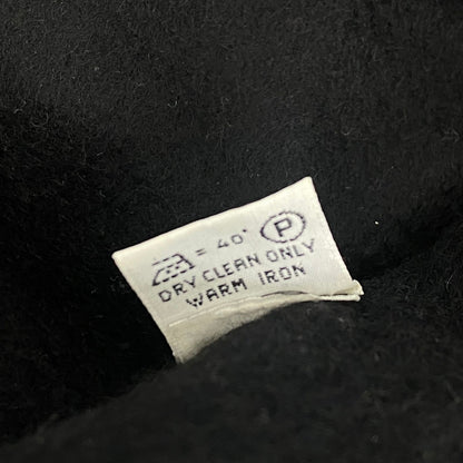 Fendi Scarf Large Shawl Cashmere Silk Fur Embroidery Logo Fringe Black — view 7