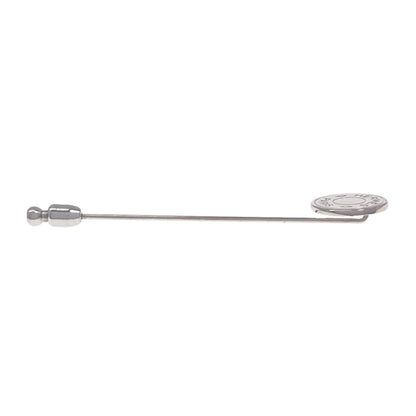 Hermes Sellier Pin Brooch Metal — view 3