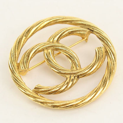 Chanel CC Logo Brooch Metal