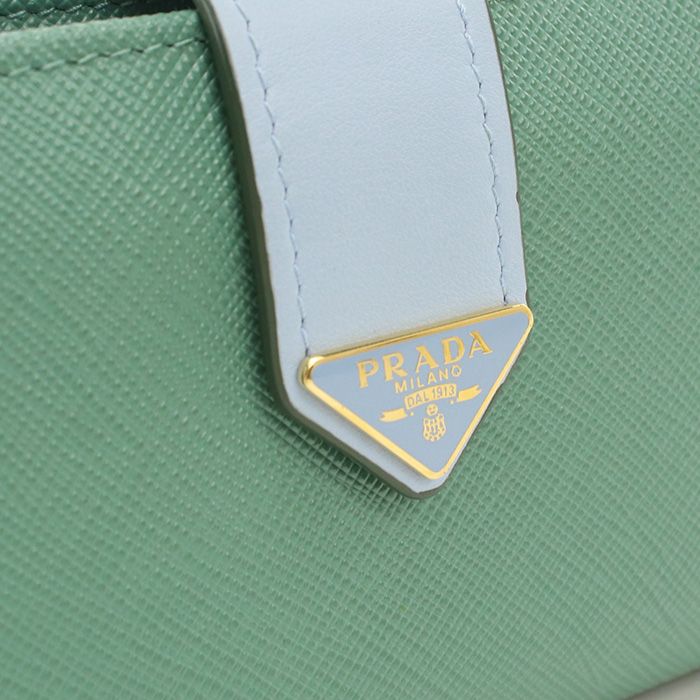 Prada Saffiano Tab Bifold Wallet Leather — view 8