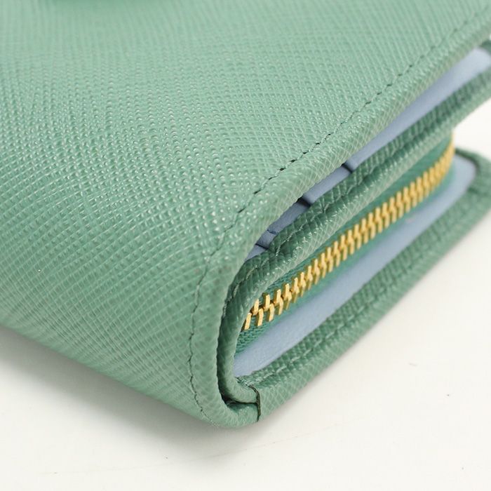 Prada Saffiano Tab Bifold Wallet Leather — view 7