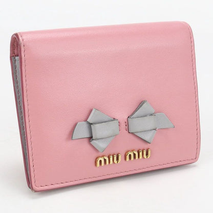 Miu Miu Bifold Wallet Leather
