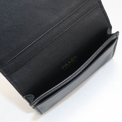 Prada Leather Card Case Business Holder Calfskin — view 4