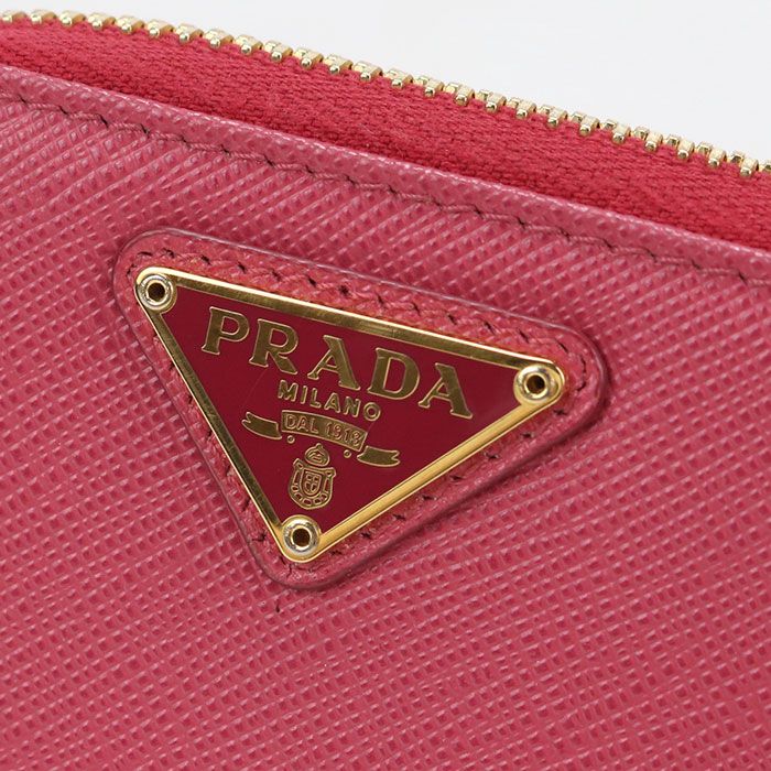 Prada Coin Case Saffiano Triangle 1 268 Purse Leather — view 4