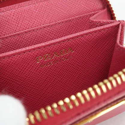 Prada Coin Case Saffiano Triangle 1 268 Purse Leather — view 6